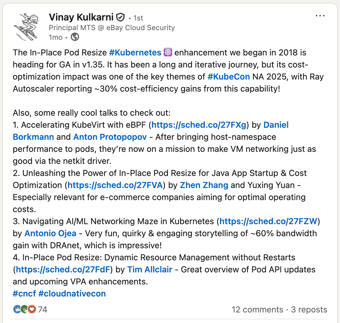 Kubernetes In-Place Pod Resize General Availability Announcement